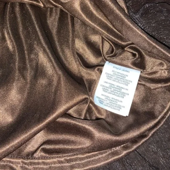 Altar’d State NWT Mint Green and Brown Lace Sleeveless Dress with Bow Size Small - Picture 10 of 11